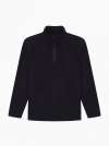 UC610 Lightweight Quarter Zip Microfleece Jacket Black colour image